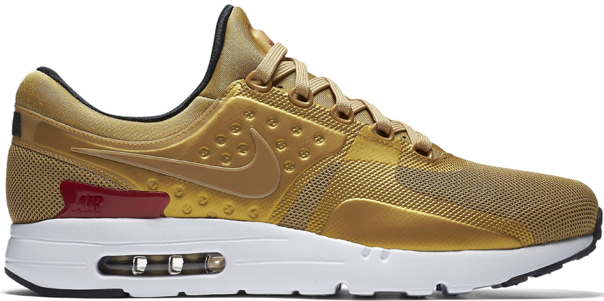 air max zero metallic gold