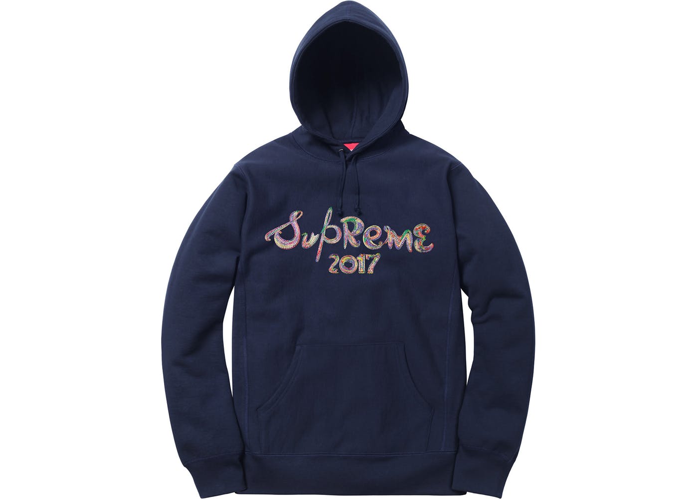 Supreme Brush Logo Hoodie Navy StockX News