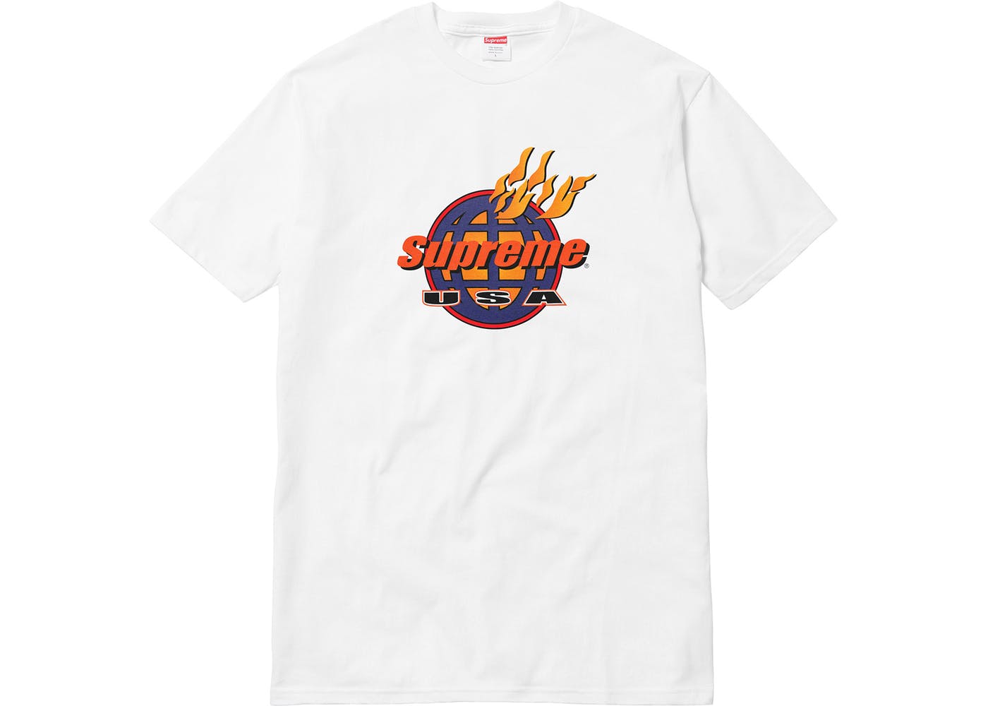 supreme flame shirt