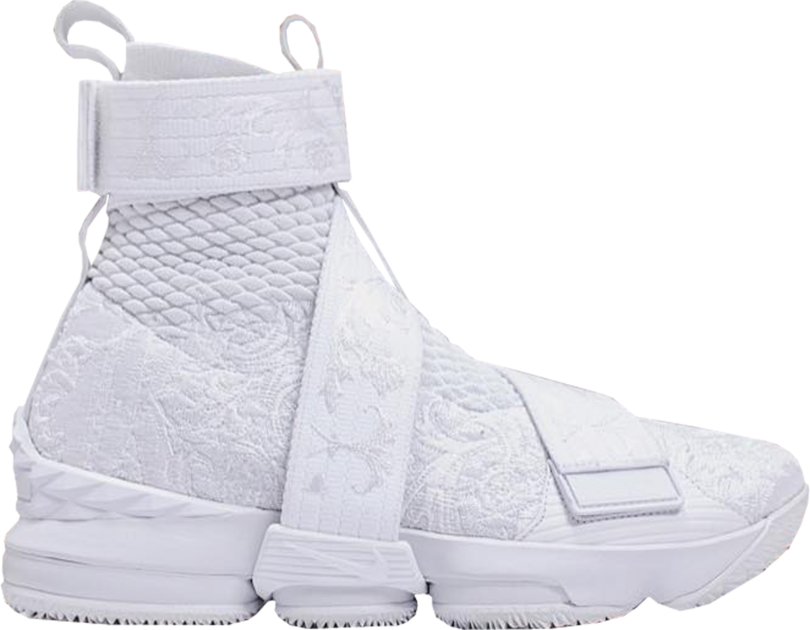 nike lebron 15 triple white