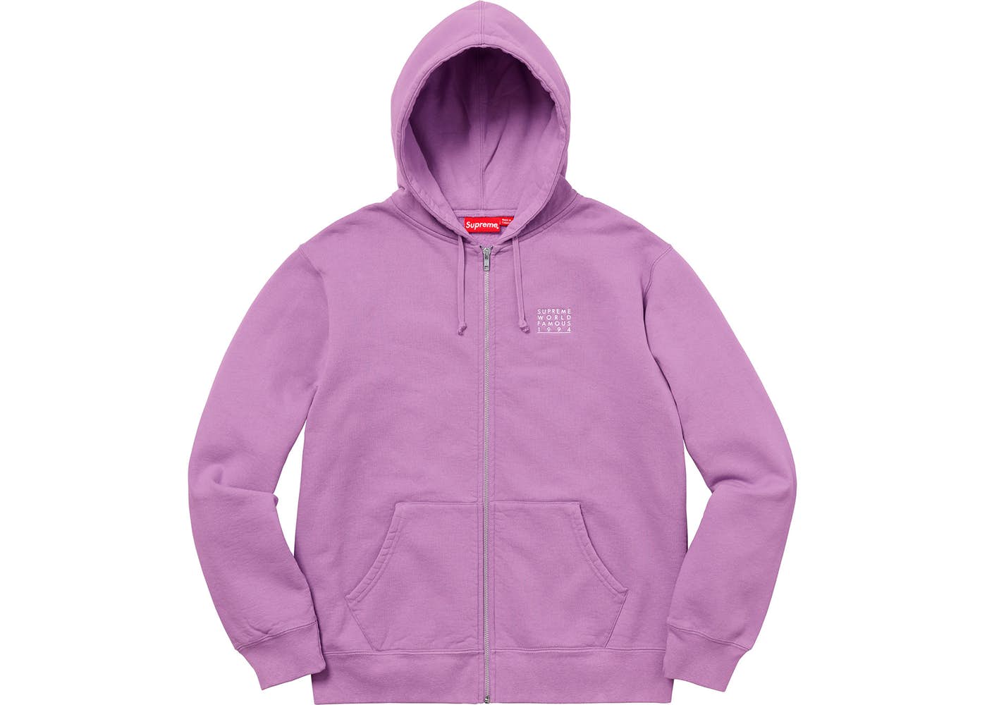 zip up supreme hoodie