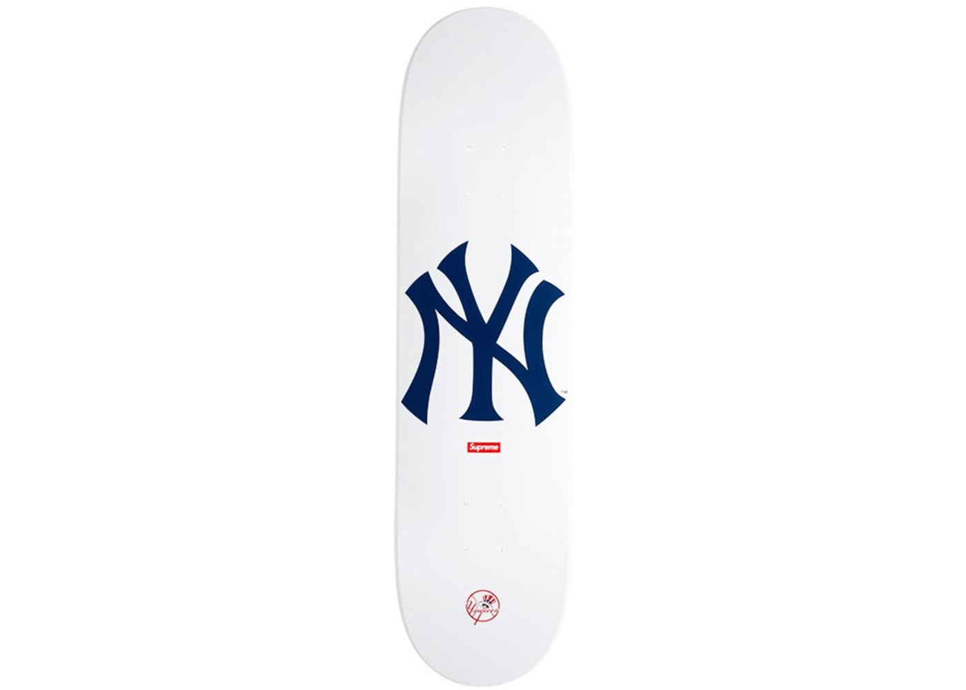 Supreme New York Yankees Skateboard Deck White StockX News