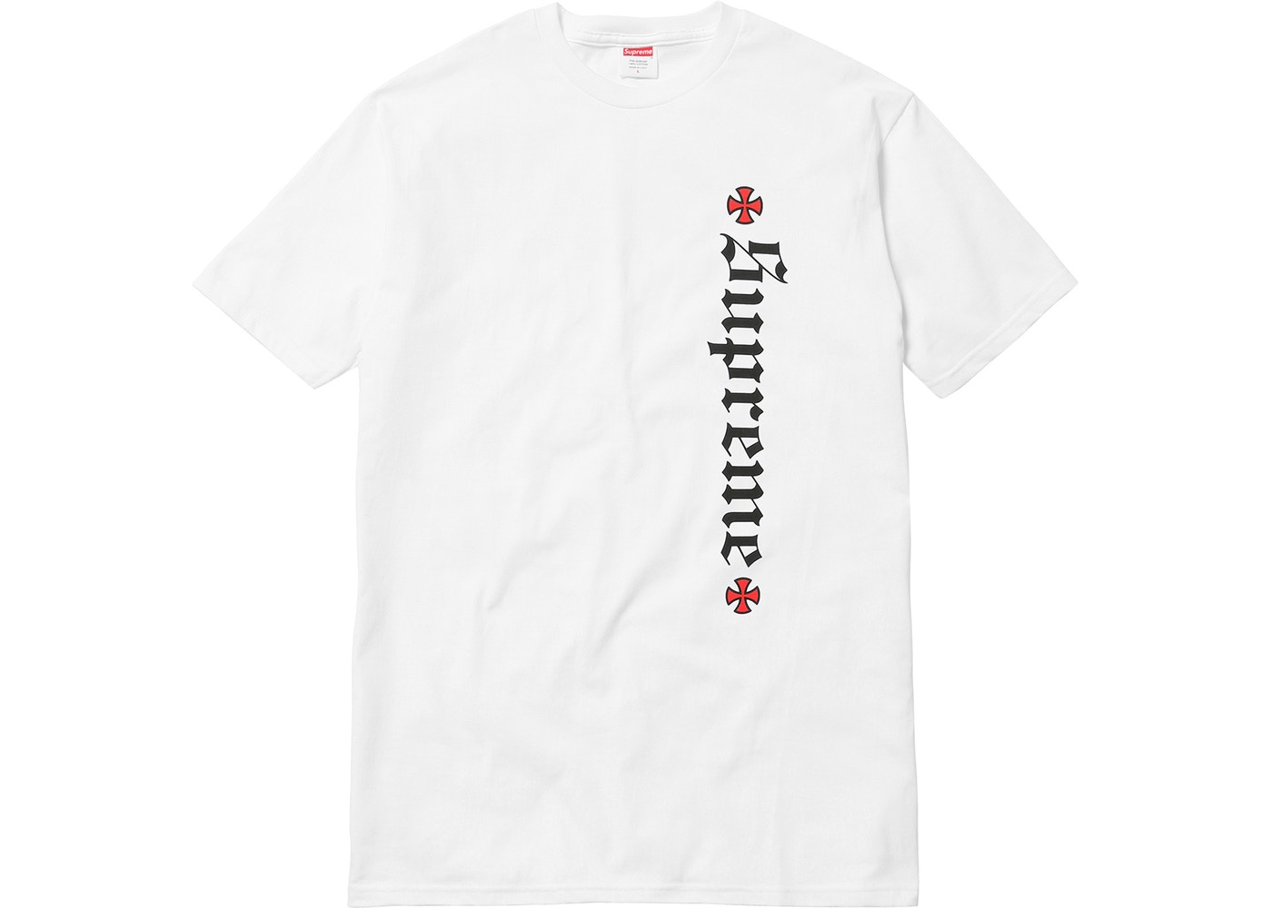 supreme independent old english tee