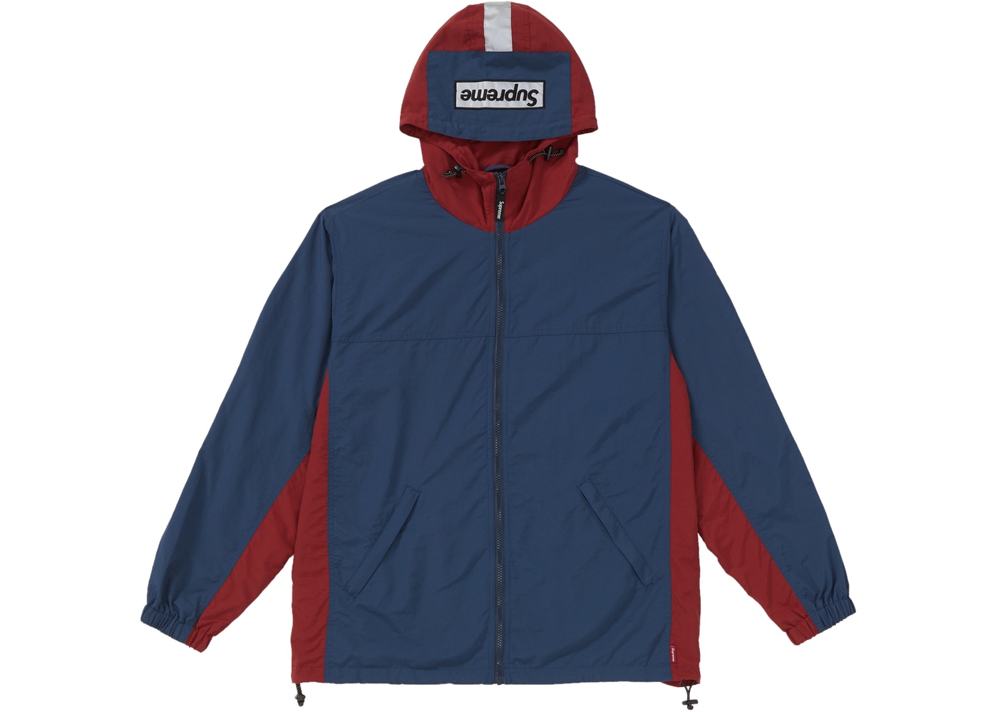 supreme reflective zip hooded jacket