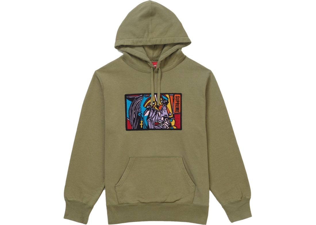 supreme chainstitch hooded sweatshirt