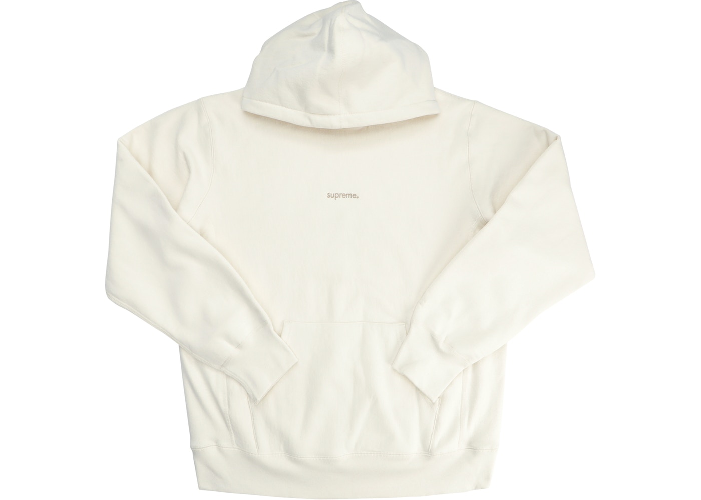 supreme hoodie cream