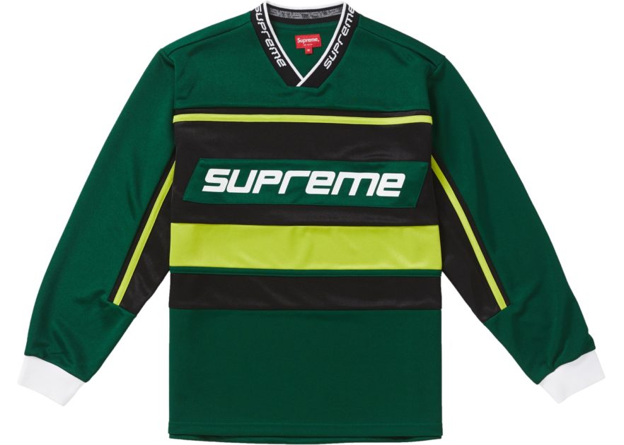 Supreme Warm Up Hockey Jersey Dark Green StockX News