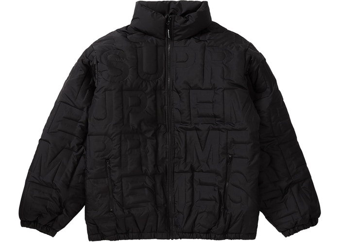 supreme black puffer jacket
