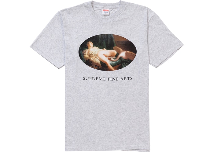 Supreme Leda and the Swan Tee Ash Grey 