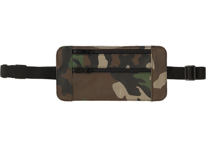 Supreme Leather Waist Pouch Woodland Camo StockX News