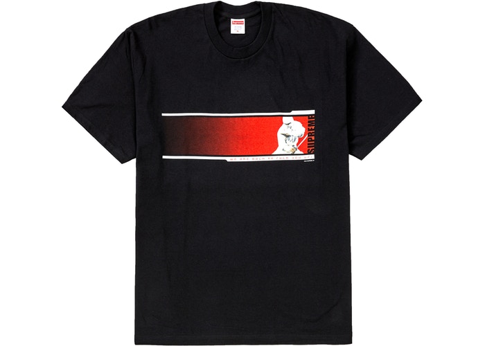 Supreme We're Back Tee Black Fall/Winter 2019 Apparel