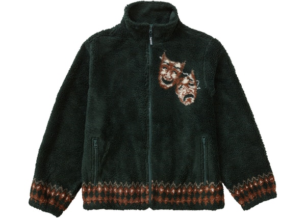 Supreme Drama Mask Fleece Jacket Dark Green StockX News