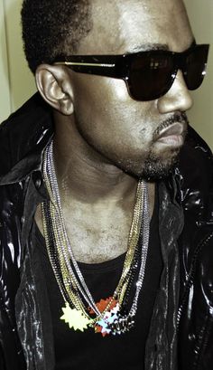 Kanye West pow necklace