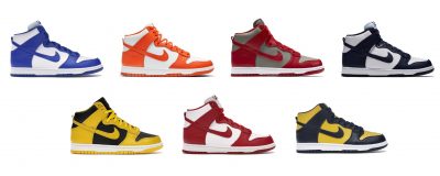 dunk colourways