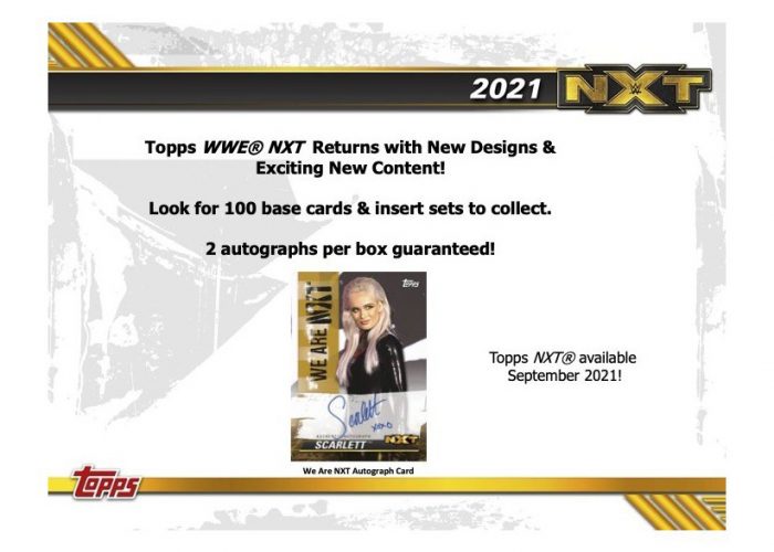 2021 Topps WWE NXT