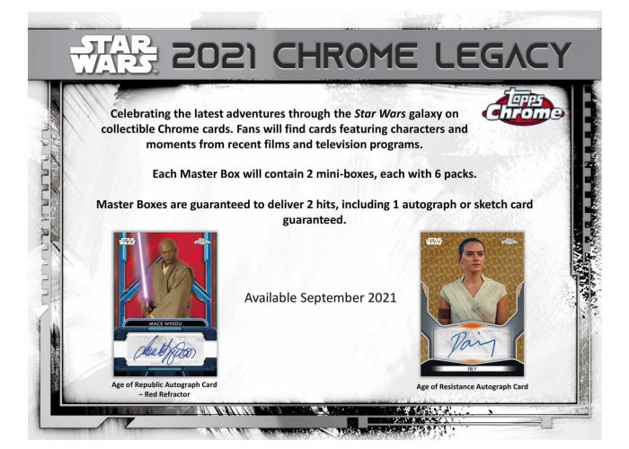 2021 Topps Star Wars Chrome Legacy