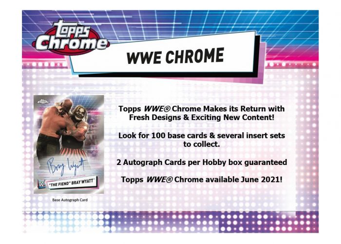 2021 Topps Chrome WWE Wrestling Hobby Box